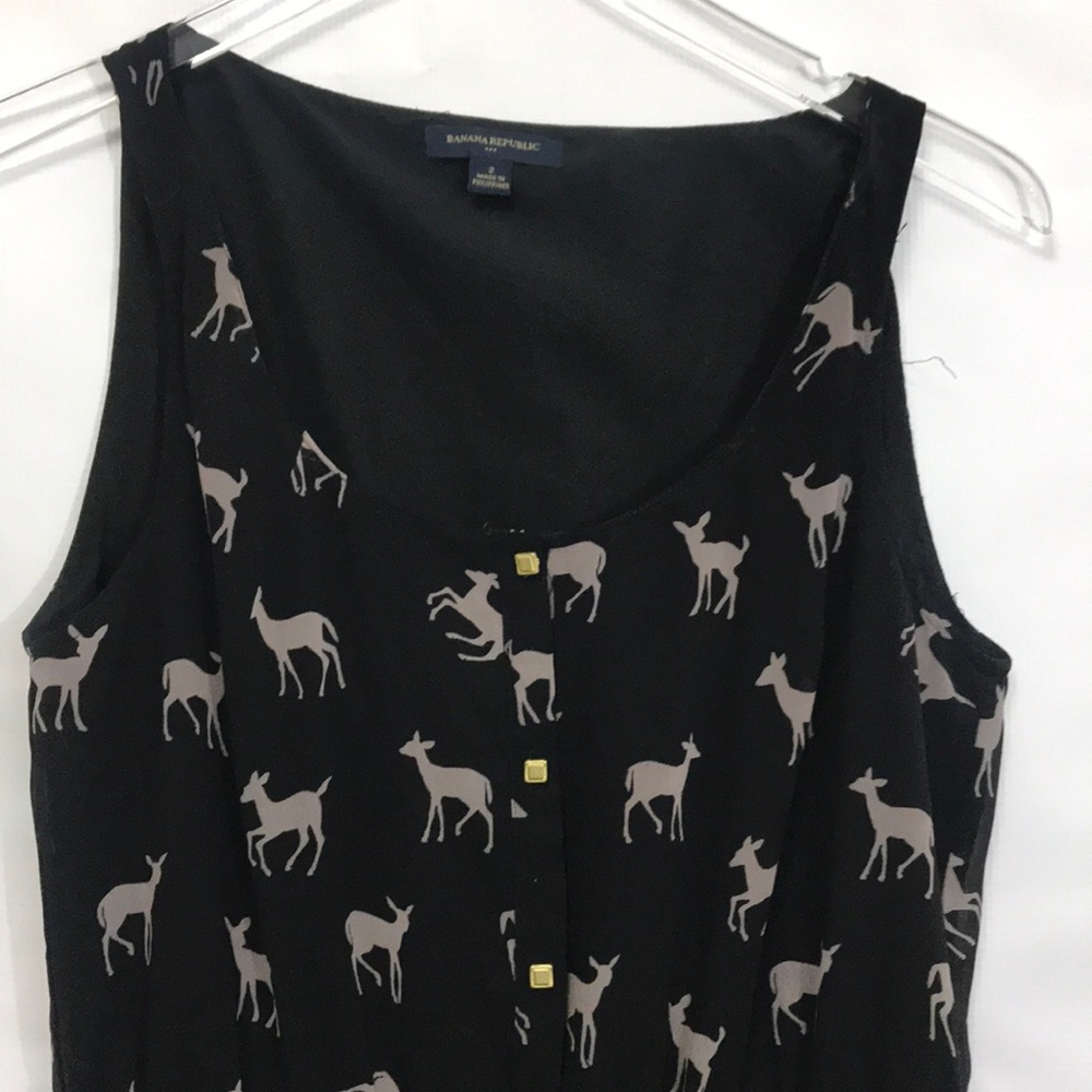 🔥🔥🔥Banana Republic REINDEER PRINT DRESS SIZE 2